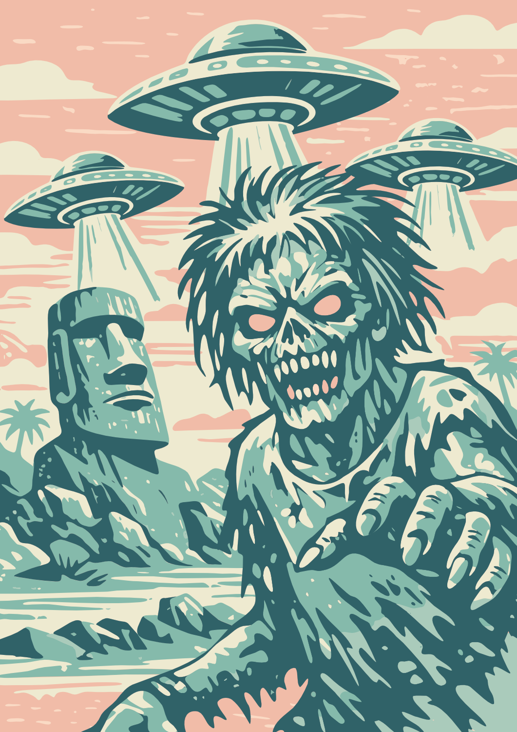 "Lost in Paradise" Limited, Signed, Hand Embossed Fine Art Print